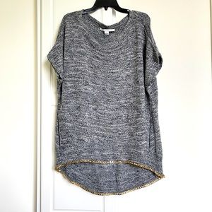 DVF Branitta Tweed Short Sleeve Top